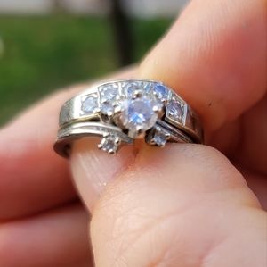 Vintage Wedding Ring Set